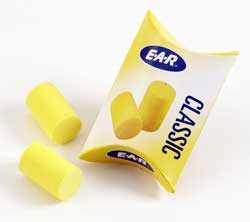 310-1103 3M™ Single-Use E-A-R™ Classic™ Small Uncorded Yellow Foam Ear Plugs-Pillow Pack