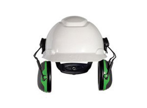 3M™ Peltor™ Black And Green Model Cap Mount Hearing Conservation Earmuffs