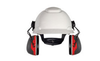 3M™ Peltor™ Red And Black  X3P3E Cap Mount Hearing Conservation Earmuffs 