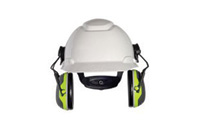 3M™ Peltor™ Black And Chartreuse Cap Mount Hearing Conservation Earmuffs 