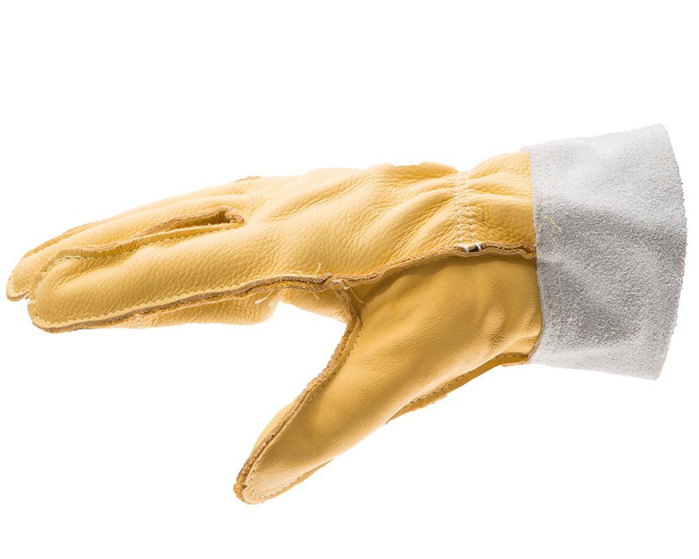#615-20 Impacto® Full Finger All Leather Work Gloves with Padded Palms, Fingers and Thumbs