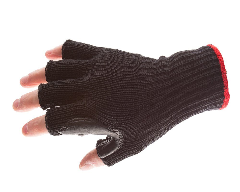 #BLACKMAXXTOUCH Impacto® Blackmaxx® Touch Half Finger Anti-Impact Work Gloves