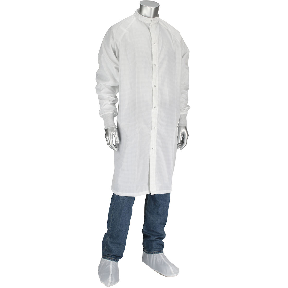 CFRZC-74-5PK  Uniform Technology™ Altessa Grid ISO 5 (Class 100) Cleanroom Frocks - white