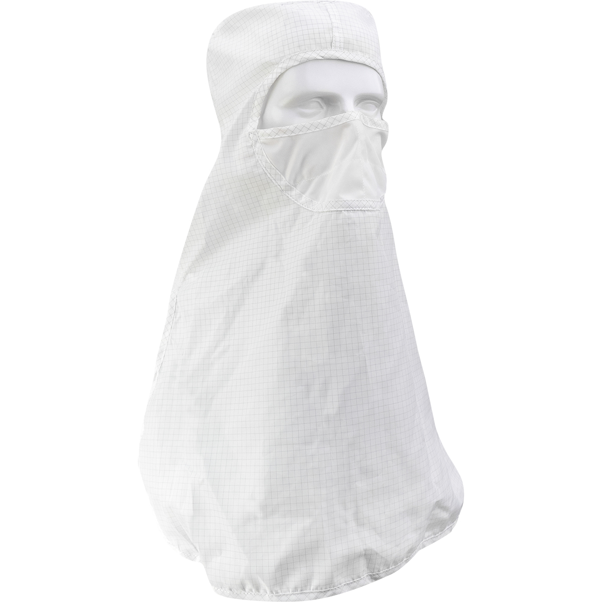 CHPIN2-74WH PIP® Uniform Technology™Altessa Grid ISO 5 (Class 100) Cleanroom Hood with Built-In Face Mask - Pull Over