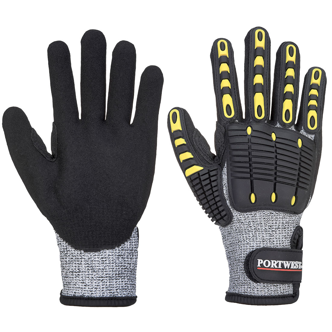 A745 Portwest® Anti Impact Cut Resistant Work Gloves