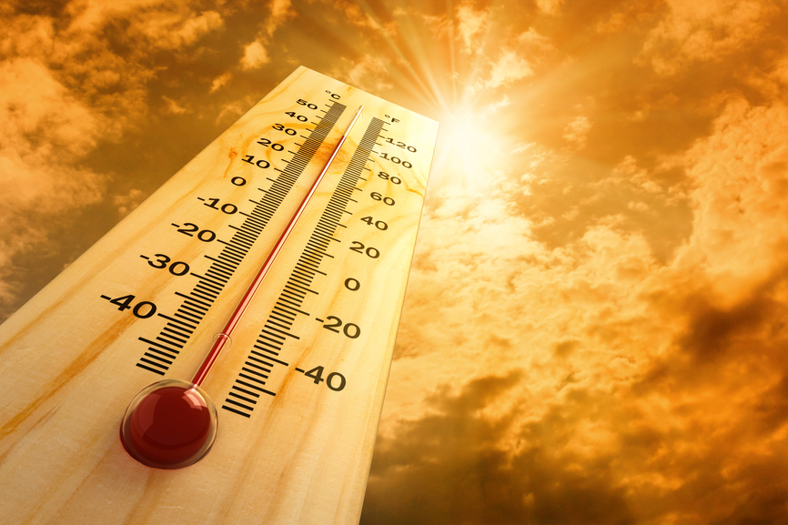 Image of high heat temperature