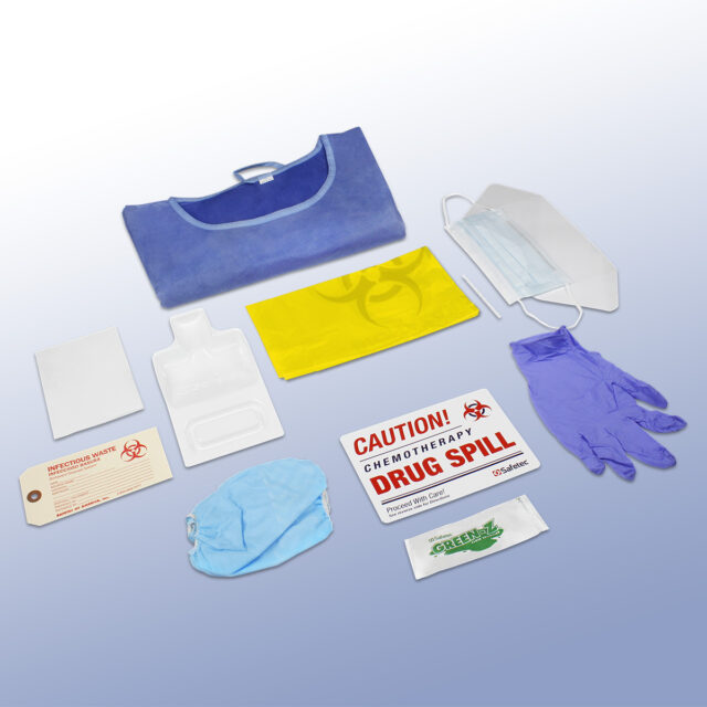 #49725 SafeTec® Chemotherapy Spill Response Kit in poly bags 