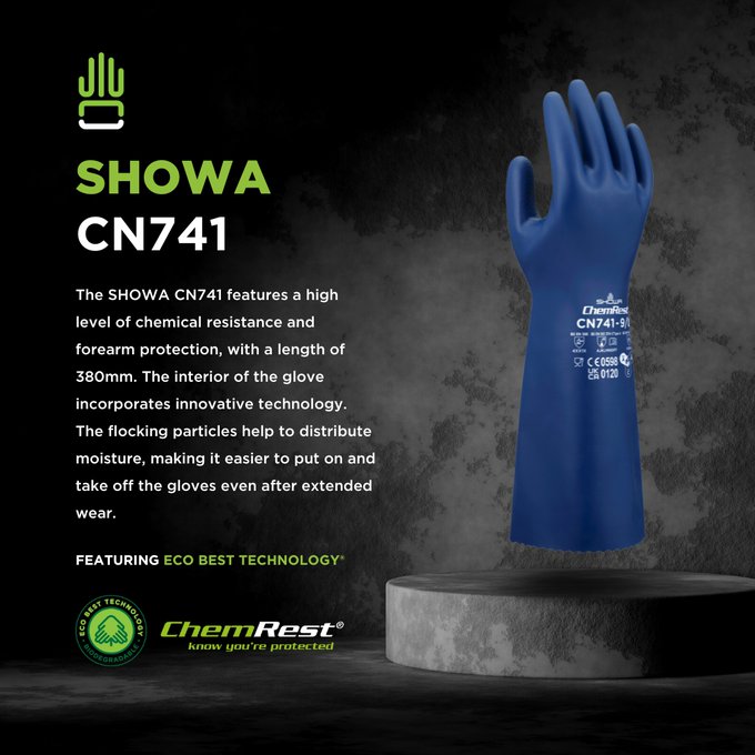 SHOWA CN741 Chemical Resistant Gloves
