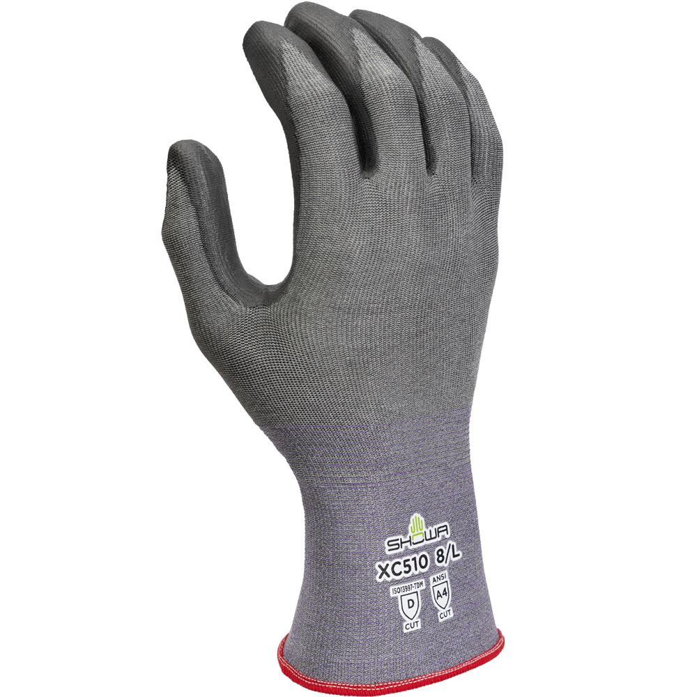 Showa® XC510 HPPE Polyurethane Coated A4 Cut Gloves
