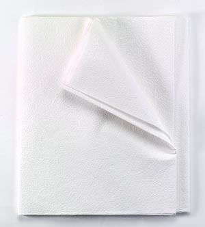 70308N Disposable Graham Medical® white 2-ply tissue fanfolded drape sheets (36-in x 48-in)