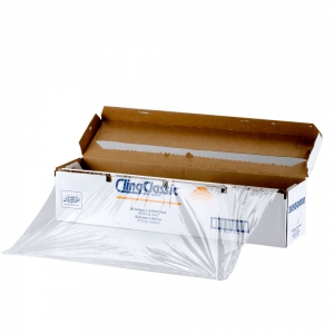 Prime Source® 24` x 2000' Foodservice Plastic Film with Cutter Dispenser Box