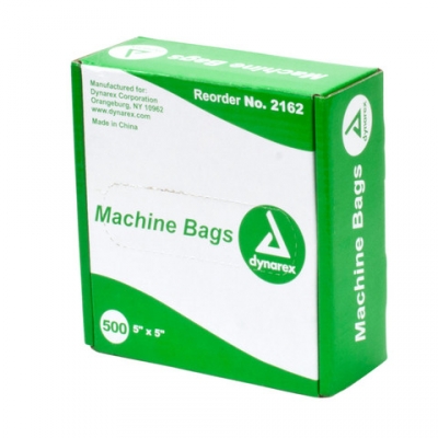 #2162 Dynarex® 5` x 5` Transparent Disposable Machine Bag 