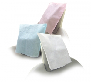  Tidi® Choice™ Colored Disposable Tissue/Poly Dental Head Rest Covers-10` X 10`: White 919711, Green 919712, Blue 919713, Mauve 919716, Lavender 919716 