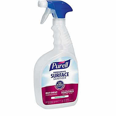 3341-06-RTL Purell® No Rinse Foodservice Surface Sanitizer 32-oz Spray Bottle