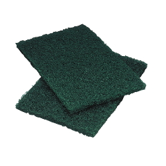 Prime Source 6` x 9` Heavy Duty Green Scouring Pads