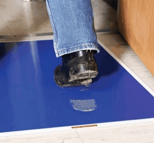 Adhesive Floor Entrance Mats Remove Uwanted Particulates
