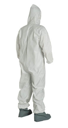 NG122SWS DuPont™ ProShield® 60  Disposable Protective Coveralls w/  Hood/Booties, white