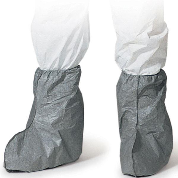 DuPont™ Tyvek® FC 18-in Boot Cover with Tyvek® FC Skid-Resistant Sole, Gray, FC454SGY 