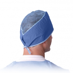 Medline Sheer-Guard Disposable Surgeons Cap, NON28626 Medline® Sheer-Guard Disposable Multi-Layer Surgeons Caps with ties