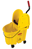 Rubbermaid® Commercial WaveBrake® Down-Press Mop Wringer- Yellow
