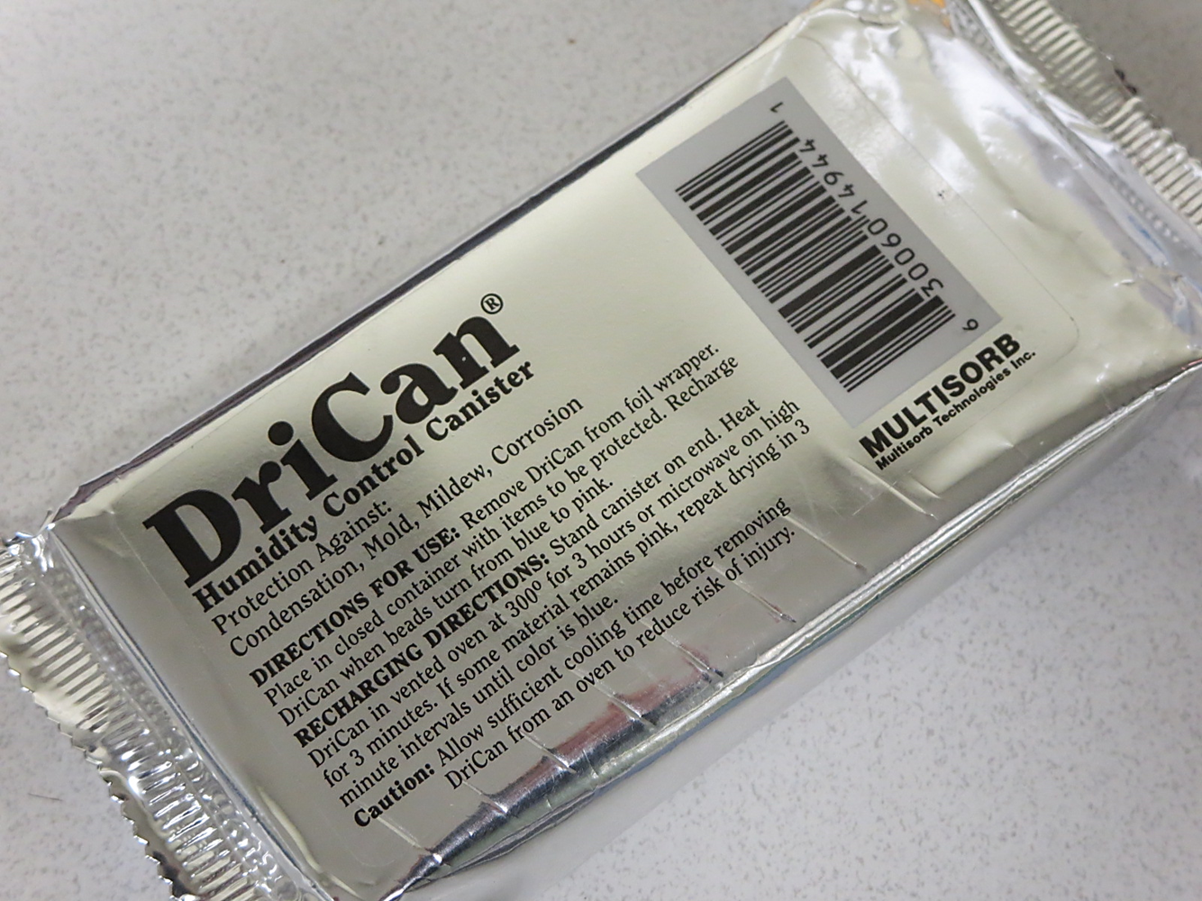 #02-00397DG04 Multisorb DriCan® Indicating Silica Gel Desiccating Containers-metal