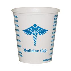 SCCR3 DART Solo® 3-oz Wax Coated Paper Medicine Cups
