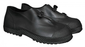 MDS Economy 4` PVC Slip-On Over Boots. Black.
