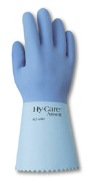 62400 Ansell® Hy-Care™ Flock-Lined Chemical-Resistant Gloves