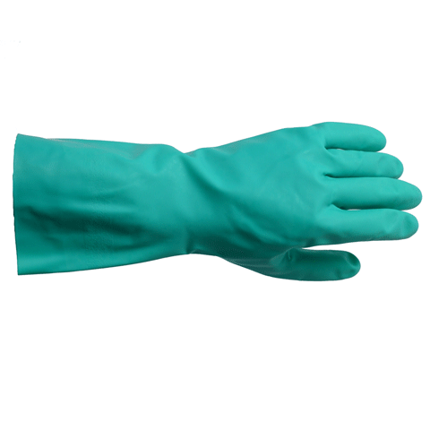  Economy Unsupported Unlined 15-mil Chemical-Resistant Nitrile Gloves