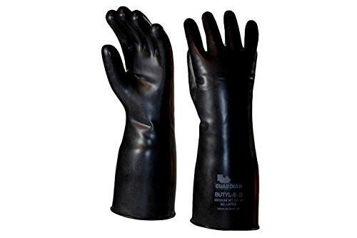 CP13-11 Guardian® Manufacturing Smooth Curved Hand Butyl Gloves - 14 mil