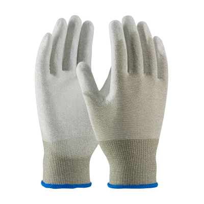 40-6415 PIP® CleanTeam® Seamless ESD Coated Nylon Cleanroom Gloves