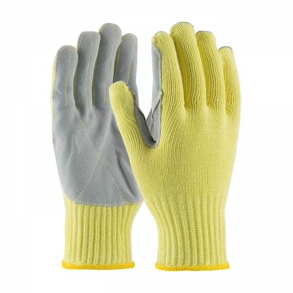 PIP Kut-Gard® Medium Weight Kevlar® Glove w/ Leather Palm #09-K300LP