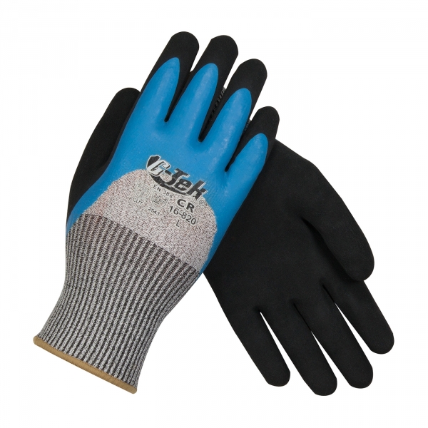 #16-820 PIP® G-Tek® PolyKor™ Double Dipped Latex Coated Gloves 