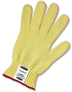 GoldKnit 100% Kevlar® String Knit, Ansell® GoldKnit® Kevlar® Cut-Resistant String Knit Gloves, cut level 2 & 3, light weght, medium weight, heavy weight, 