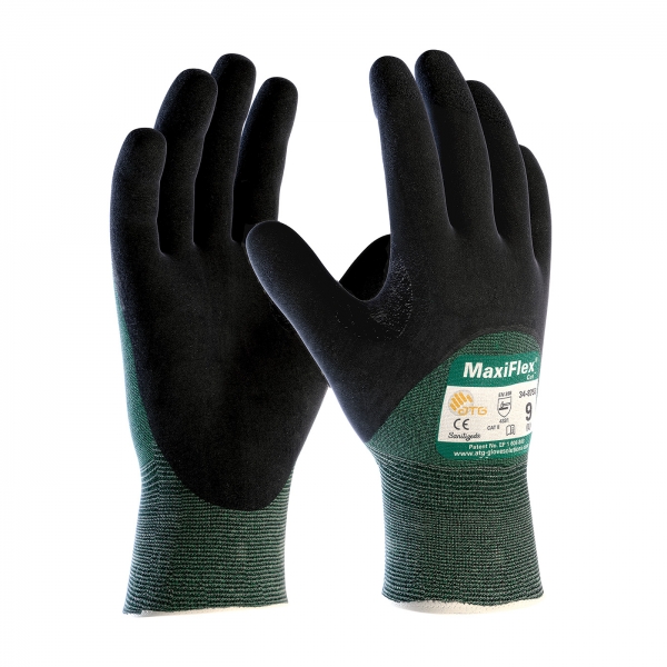 #34-8753 PIP® MaxiFlex® Cut™ Seamless Knit Cut Reistant Glove w/ Premium 3/4 Nitrile Coated Micro-Foam Grip Palm