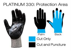 CPP-330 TurtleSkin CP Platinum Wrap 330 Puncture Resistant Work Gloves