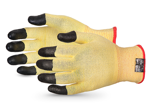 #SKFGNFT - Superior Glove® Dexterity® Ambidextrous Cut Resistant Gloves w/ Nitrile Coated Fingertips 