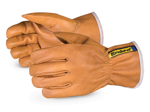 Superior Glove® Endura® WaterStop/Oilbloc™ Goat-grain Drivers Glove with Thinsulate™ Lining