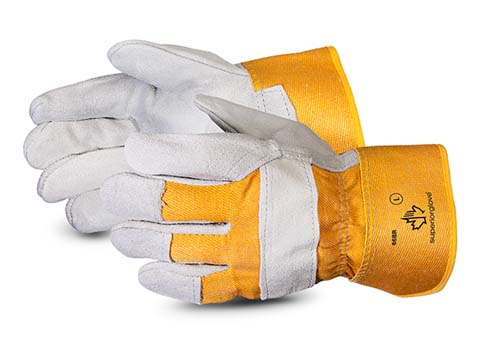Superior Glove® Crewmate® Split Fitters Glove w/ Knuckle Strap #66BR