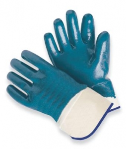 Nitrile Fully Coated Jersey Lined Work Glove With Safety Cuff