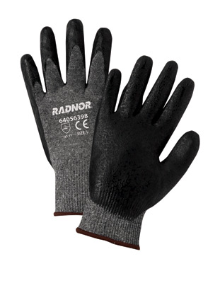 Premium Black Foam Nitrile Palm Coated S&P Knitted Work Gloves 