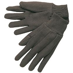 Economy 10-oz Brown Cotton Jersey Work Gloves