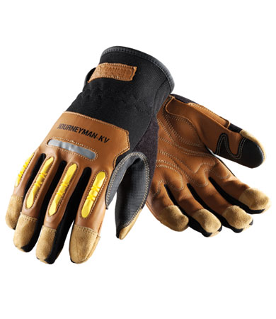 120-4100 PIP® Maximum Safety® Journeyman KV Workman's Anti-Impact Leather Drivers Gloves