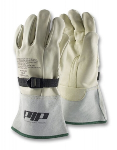 148-6000 PIP® Electrical Safety Goatskin Leather Protector w/ Gauntlet Cuff for Novax® Gloves
