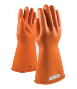 147-1-14 PIP®  14` Novax® Electrical Safety Class 1 Orange Rubber Insulating Gloves
