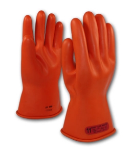 147-0-11 PIP® 11` Novax® Electrical Safety Class 0 Orange Rubber Insulating Work Gloves