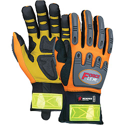 HV100 MCR Safety Hi-Vis ForceFlex Exxon Rigger Work Gloves