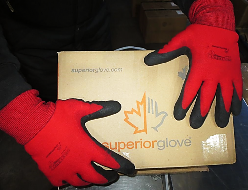 #SNTAPVC Dexterity® Winter-Lined Nylon Gloves with PVC Palm