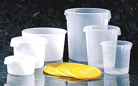 5721 Rubbermaid® Commercial Round Storage Containers - 4 Qt