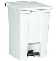 6144 Rubbermaid Commercial® White Step-On Medical Waste Receptacle - 12 Gal